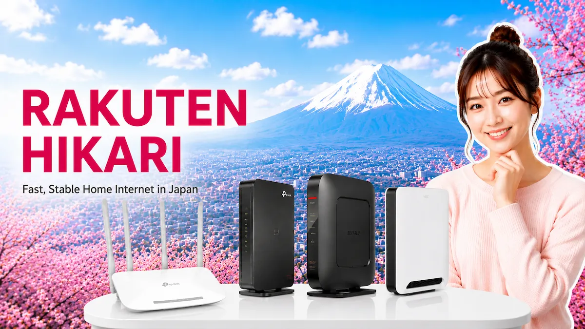 Rakuten Hikari internet in Japan